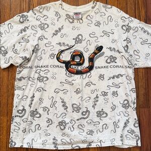 1993 Coral Snake AOP Vintage Single Stitch T-Shirt
